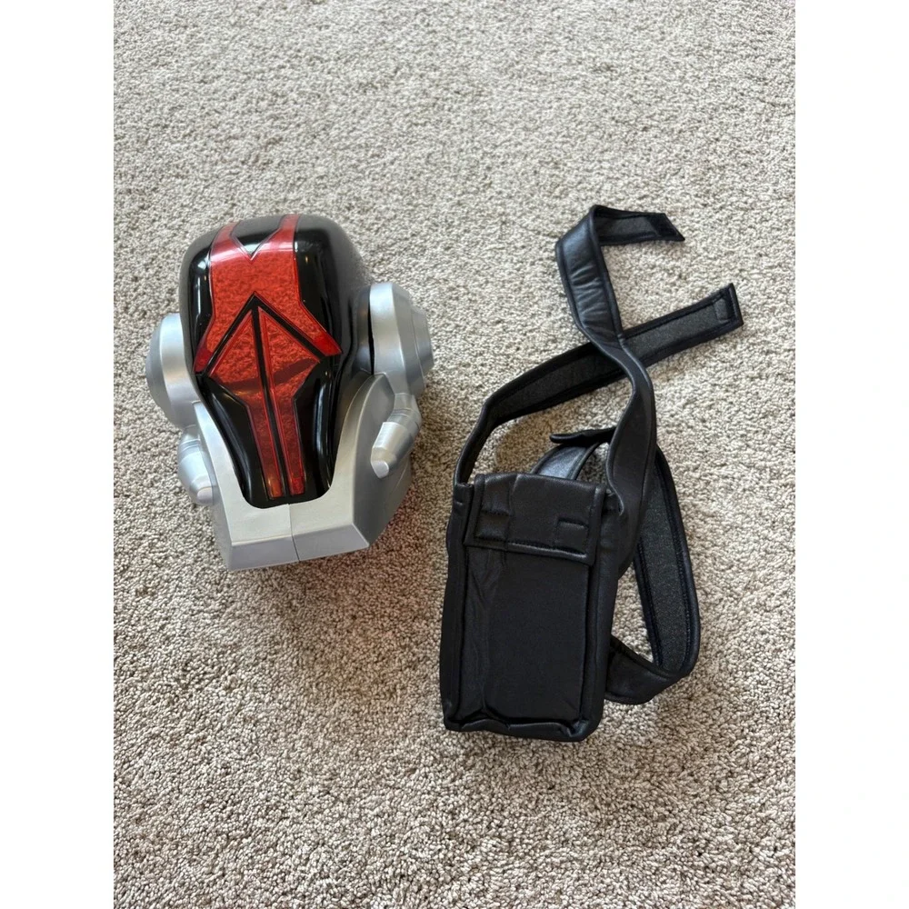 Spirit Fortnite The Foundation Costume Youth XL 14-16 Muscle Suit Mask Cape Belt - Picture 7 of 12